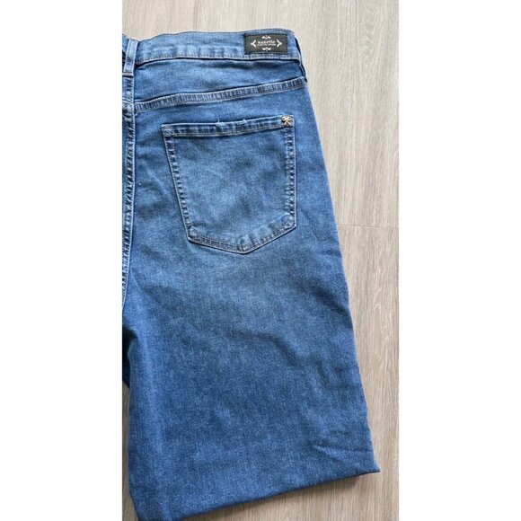 Nanette Lepore Jolie Super High Rise Relaxed Straight Jeans 16 NWT - Picture 9 of 16